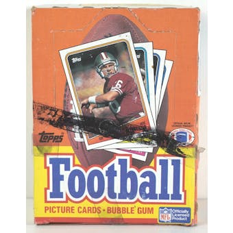 1988 Topps Football Wax Box X-Out (Reed Buy)