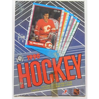 1989/90 O-Pee-Chee Hockey Wax Box (Reed Buy)