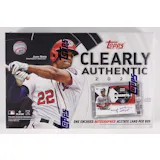 2022 Topps Clearly Authentic Baseball Hobby Box