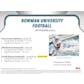 2022 Bowman University Football Hobby 12-Box Case