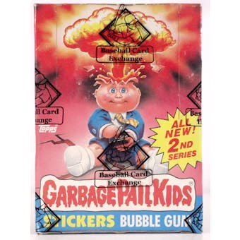 1985 Topps Garbage Pail Kids Series 2 Wax Box (w/ price sticker) (BBCE) (Reed Buy)