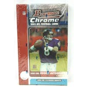 2003 Bowman Chrome Football Hobby Box (Reed Buy)
