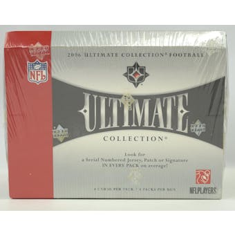 2006 Upper Deck Ultimate Collection Football Hobby Box (Reed Buy)