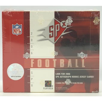 2006 Upper Deck SPx Football Hobby Box (Reed Buy)
