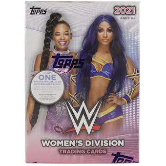 2021 Topps WWE Women's Division Wrestling 11-Pack Blaster Box