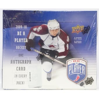 2009/10 Upper Deck Be A Player Signature Hockey Hobby Box (Reed Buy)
