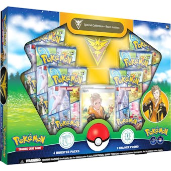 Pokemon Go Team Instinct / Team Mystic / Team Valor Special Collection 6-Box Case (Presell)