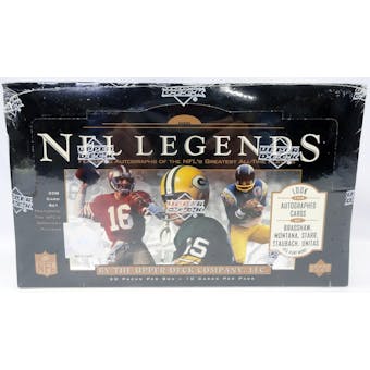 1997 Upper Deck Legends Football Hobby Box (Reed Buy)