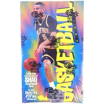 1994/95 Classic Draft Basketball Hobby Box (Reed Buy)