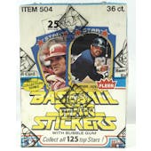 1981 Fleer Star Sticker Baseball Wax Box (BBCE) (FASC) (Reed Buy)