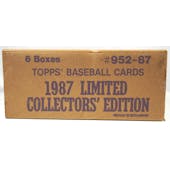 1987 Topps Tiffany Baseball Factory Set Case Sealed (Reed Buy)