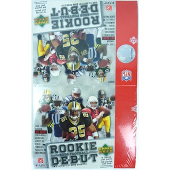 2006 Upper Deck Rookie Debut Football Hobby Box (Reed Buy)