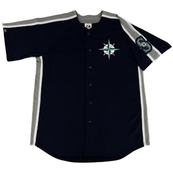Seattle Mariners Majestic Navy Crosstown Rivalry Jersey (Adult L)
