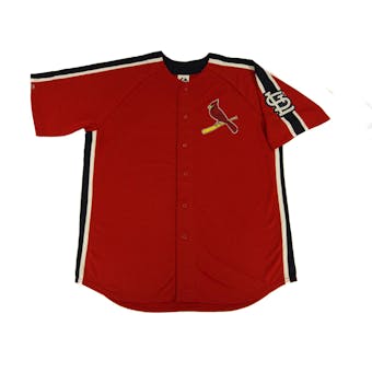 St. Louis Cardinals Majestic Red Crosstown Rivalry Jersey (Adult XL)