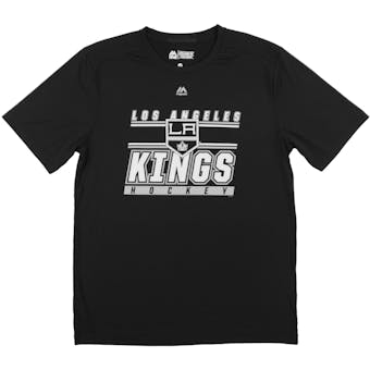 Los Angeles Kings Majestic Black Defenseman Performance Tee Shirt (Adult Small)