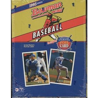 1993 Bowman Baseball Hobby Box