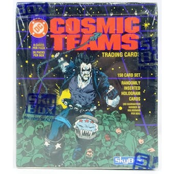 DC Cosmic Teams Wax Box (1993 Skybox) (Reed Buy)