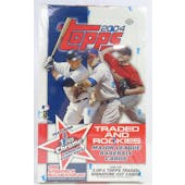 2004 Topps Traded & Rookies Baseball Hobby Box (Reed Buy)
