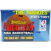 1993 Topps Archives Basketball Gold Factory Set (Reed Buy)