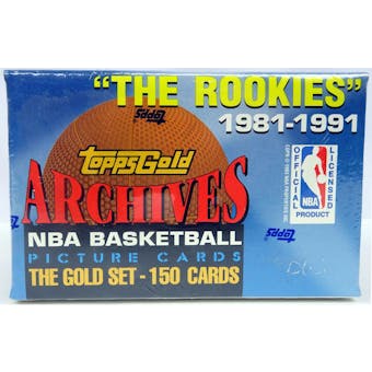 1993 Topps Archives Basketball Gold Factory Set (Reed Buy)