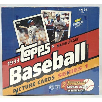 1993 Topps Series 1 Baseball Cello Box (Reed Buy)