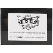 2022 Leaf Vibrance Autographed Pre-Production Proof Multisport Hobby Box