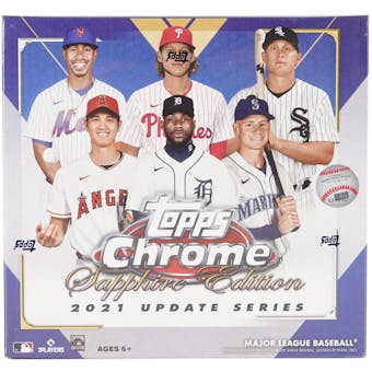 2021 Topps Chrome Update Sapphire Edition Baseball Hobby Box