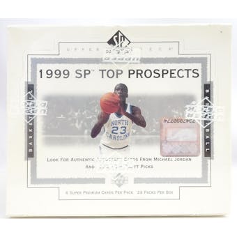 1999/00 Upper Deck SP Top Prospects Basketball Hobby Box (Reed Buy)