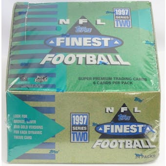 1997 Topps Finest Series 2 Football Hobby Box (Reed Buy)
