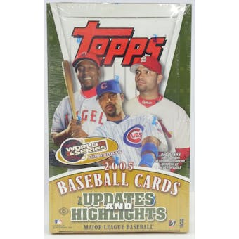 2005 Topps Updates & Highlights Baseball Hobby Box (Reed Buy)