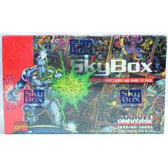 Marvel Universe Series 4 Wax Box (1993 Skybox) (Reed Buy)