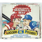 1986 Fleer Limited Edition Sluggers vs. Pitchers Factory Set Box (24ct) (Reed Buy)