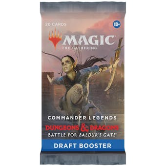 Magic The Gathering Commander Legends: Battle for Baldur's Gate Draft Booster Pack