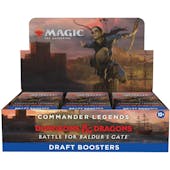 Magic The Gathering Commander Legends: Battle for Baldur's Gate Draft Booster 6-Box Case (Presell)