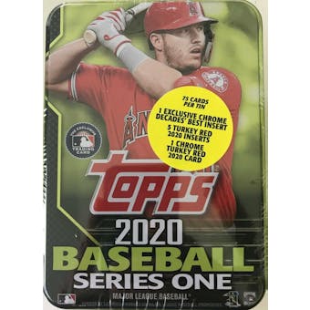 2020 Topps Series 1 Baseball Collectible Tin