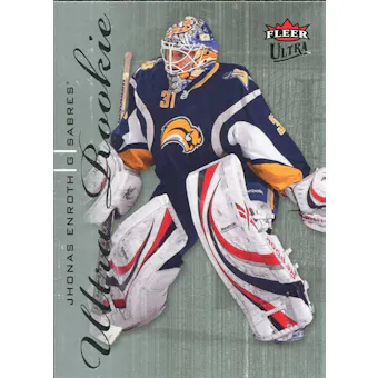 2009/10 Fleer Ultra #221 Jhonas Enroth RC