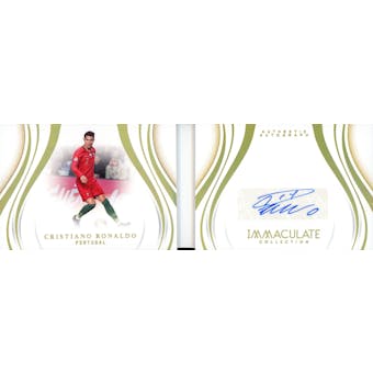2020 Panini Immaculate Cristiano Ronaldo Auto Booklet Card #AB-CR7 47/99