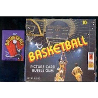 1972/73 Topps Basketball Wax Box