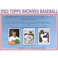 2022 Topps Archives Baseball 7-Pack Blaster Box (Lot of 6)