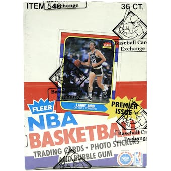 1986/87 Fleer Basketball Wax Box (BBCE)