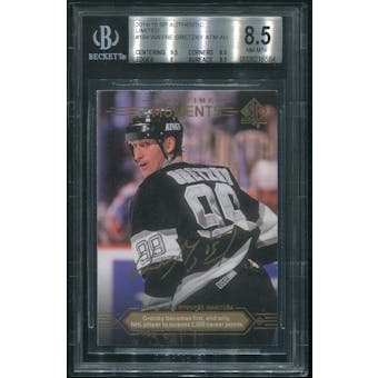 2014/15 SP Authentic #184 Wayne Gretzky Limited All Time Moments Auto BGS 8.5 (NM-MT+)