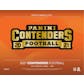 2021 Panini Contenders Football Jumbo Value 12-Pack 20-Box Case (Emerald Parallels!)