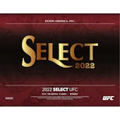 2022 Panini Select UFC Hobby 12-Box Case (Presell)