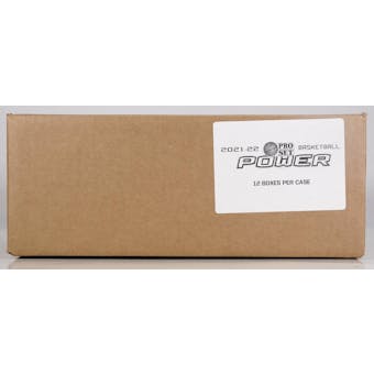 2021/22 Leaf Pro Set Power Basketball Hobby 12-Box Case