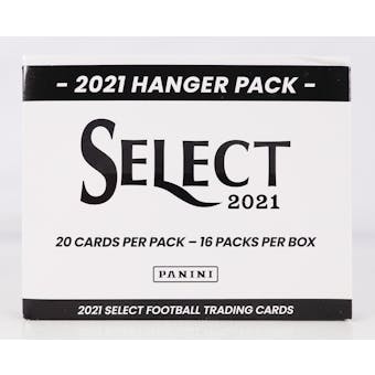 2021 Panini Select Football Hanger 16-Pack Box (Black & Gold Prizms!)
