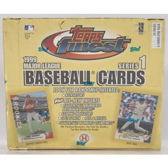 1999 Topps Finest Series 1 Baseball Hobby Box (Reed Buy)