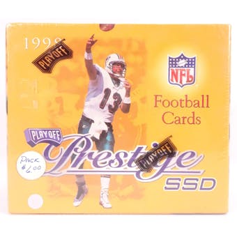 1998 Playoff Prestige SSD Football Hobby Box (Reed Buy)