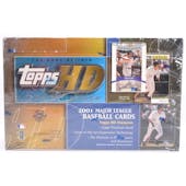 2001 Topps HD High Definition Baseball Hobby Box (Reed Buy)