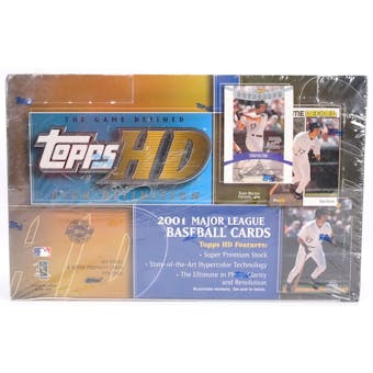 2001 Topps HD High Definition Baseball Hobby Box (Reed Buy)