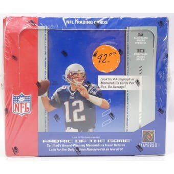 2004 Leaf Certified Materials Football Hobby Box (Reed Buy)